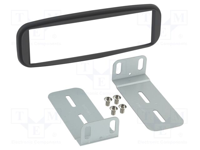 Radio frame; Renault; 1 DIN; black