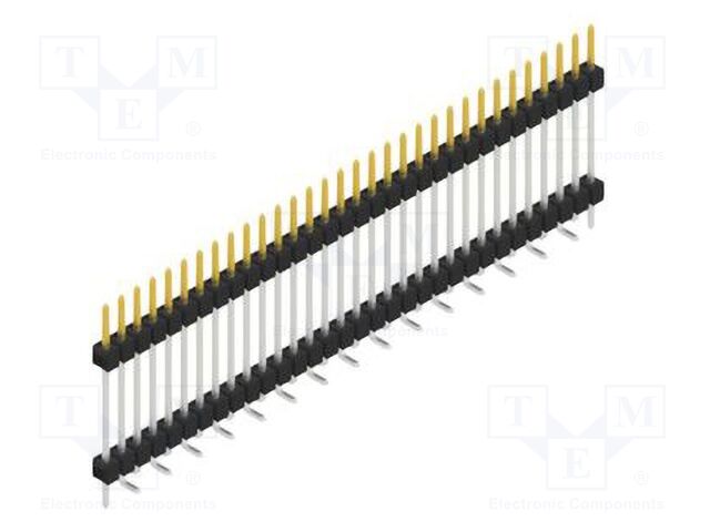 Connector: pin strips; pin header; male; PIN: 32; 2.54mm; SMT; 1x32