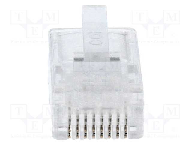Plug; RJ45; PIN: 8; Layout: 8p8c; IDC,crimped; for cable