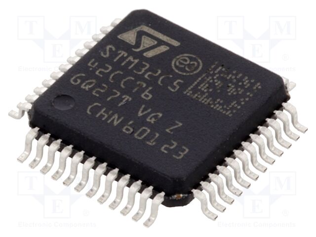 IC: STM32 ARM microcontroller; 144MHz; LQFP48; 2.7÷3.6VDC; Cmp: 1