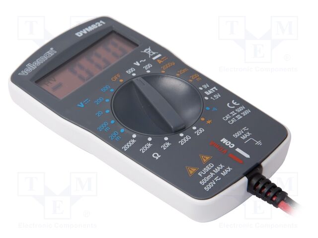 Digital multimeter; LCD 3,5 digit (1999); VAC: 0÷200V,500V
