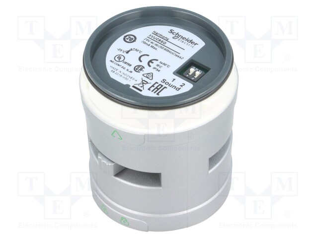 Signallers accessories: base extension; Colour: black; IP55