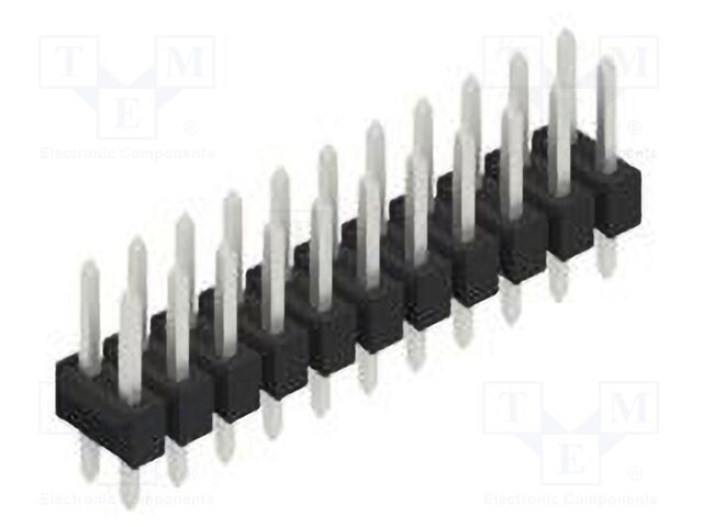 Connector: pin strips; pin header; male; PIN: 22; 2.54mm; THT; 2x11