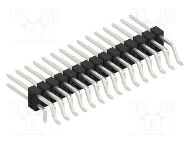 Connector: pin strips; pin header; male; PIN: 30; 2.54mm; SMT,THT