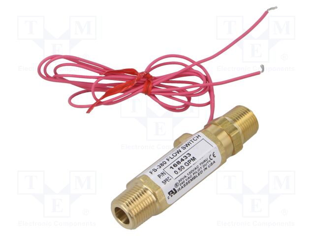 Module: signaller; Control.param: fluid flow; 0,5 GPM; 0.6m; brass