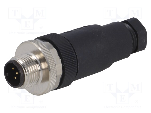 Plug; M12; PIN: 5; male; A code-DeviceNet / CANopen; for cable