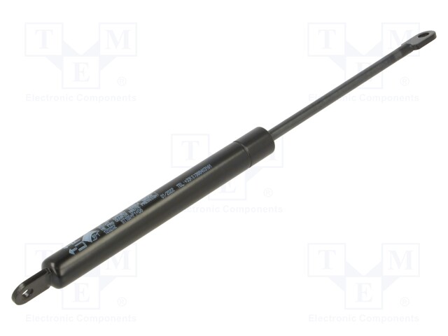 Gas spring; E: 265mm; Features: with welded steel eyes; Øout: 15mm