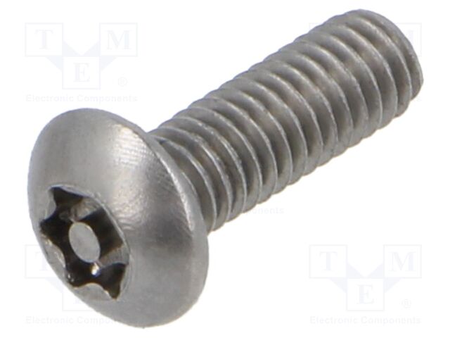 Screw; M4x12; 0.7; Head: button; Torx®; A2 stainless steel