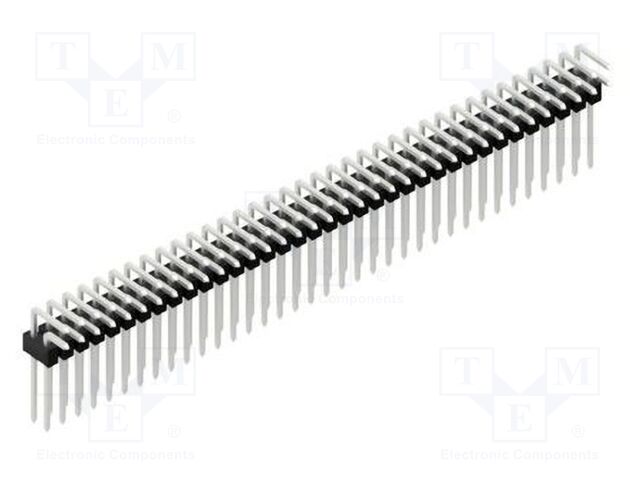 Connector: pin strips; pin header; male; PIN: 72; 2.54mm; THT; 2x36
