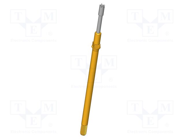 Test needle; Operational spring compression: 4mm; 8A; Ø: 1.3mm