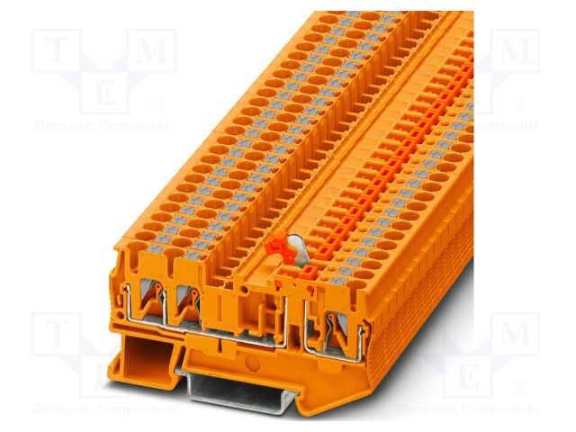 Splice terminal: rail; 20A; 400V; push-in; PA; 0.14÷4mm2; W: 5.2mm