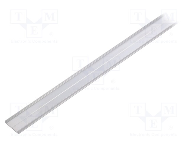 Profiles for LED modules; surface; natural; L: 1m; aluminium