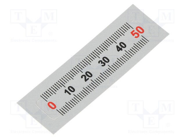 Ruler; figures horizontally arranged,self-adhesive; W: 11mm