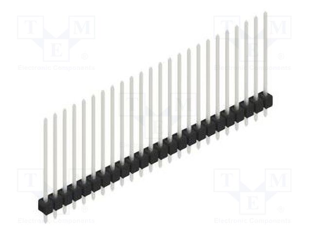 Connector: pin strips; pin header; male; PIN: 24; 2.54mm; THT; 1x24