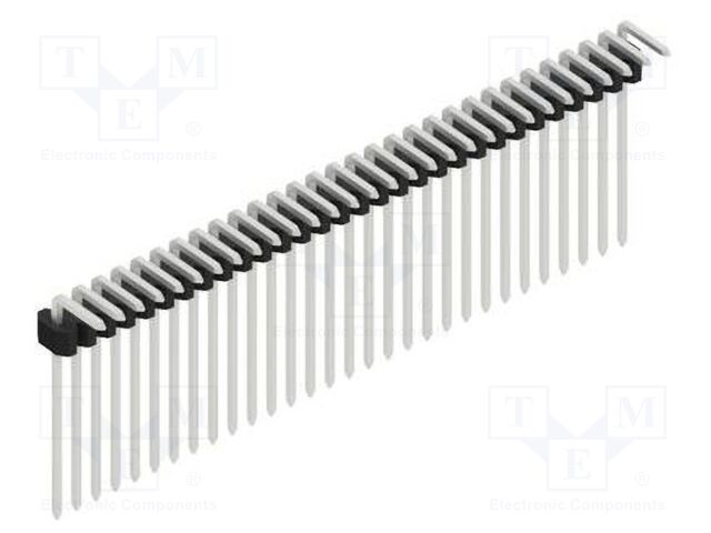 Connector: pin strips; pin header; male; PIN: 30; 1.27mm; THT; 1x30