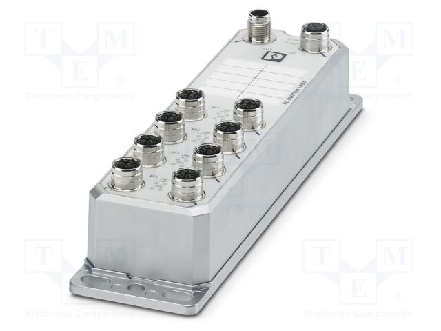 Switch Ethernet; unmanaged; Number of ports: 8; 9÷57VDC; M12