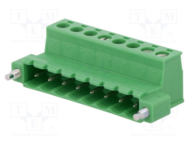 Pluggable terminal block; 5.08mm; ways: 8; straight; plug; male