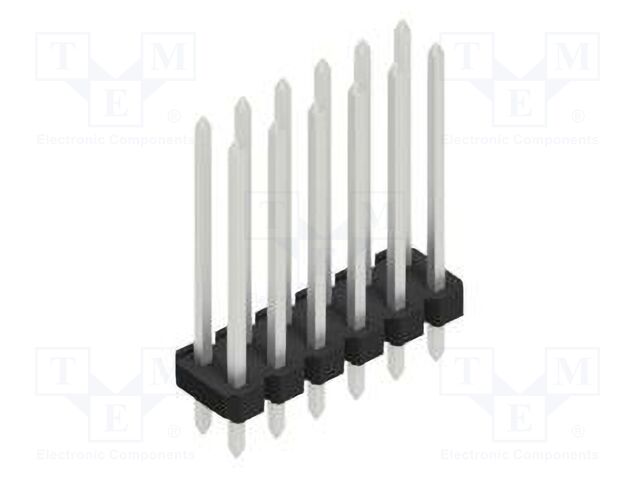 Connector: pin strips; pin header; male; PIN: 12; 2.54mm; THT; 2x6