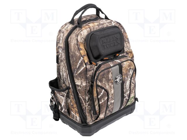 Backpack; tool case; camo; polypropylene; 375x508x279mm