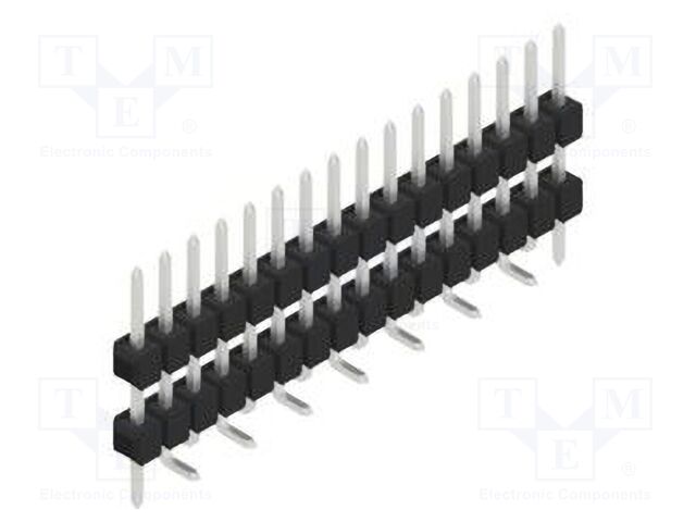 Connector: pin strips; pin header; male; PIN: 16; 2.54mm; SMT; 1x16