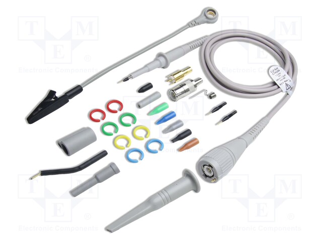 Probe: for oscilloscope; passive; 1.5GHz; 500Ω; 0.24ns; 1m; 1.8pF