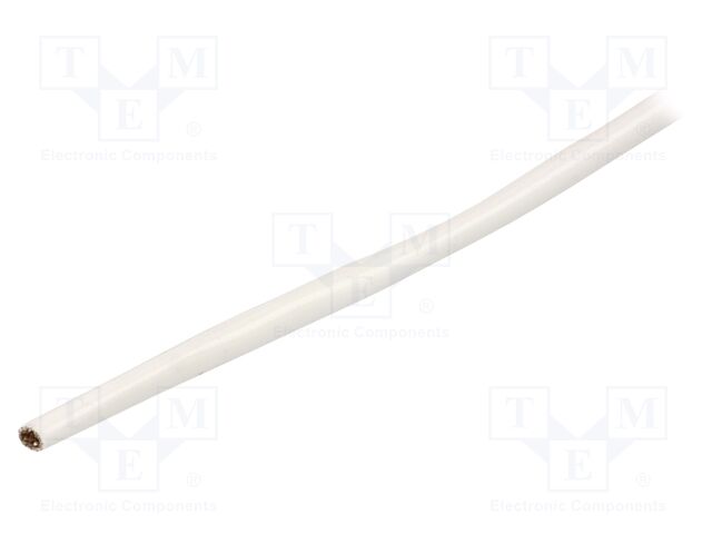 Insulating tube; silicone,fiberglass; white; -60÷250°C; SCS; 3mm