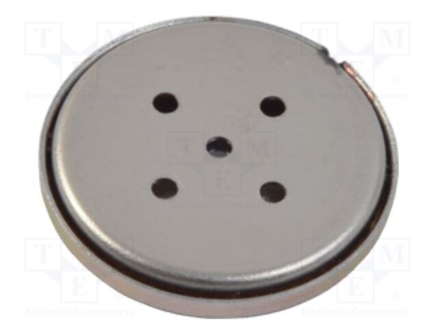 Loudspeaker; miniature; 500mW; 8Ω; Ø12x3mm; 20kHz; Ø: 12mm; PET