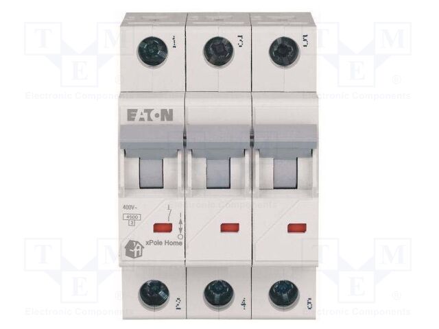 Circuit breaker; 230/400VAC; Inom: 63A; Poles: 3; DIN; Charact: B
