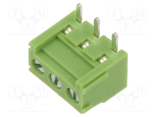 PCB terminal block; straight; 3.81mm; ways: 3; on PCBs; terminal