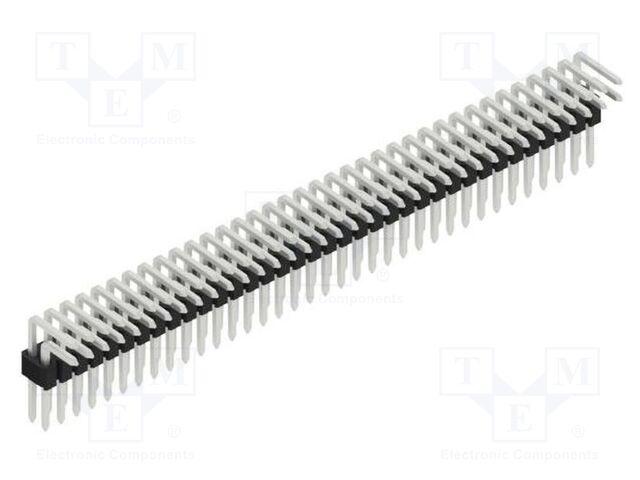Connector: pin strips; pin header; male; PIN: 72; 1.27mm; THT; 2x36