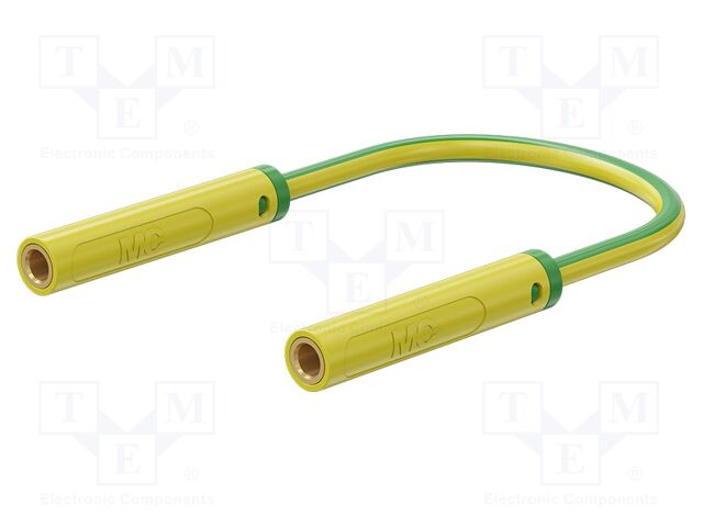 Test lead; 60VDC; 30VAC; 19A; banana socket 4mm,both sides