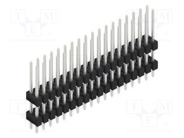 Connector: pin strips; pin header; male; PIN: 36; 2.54mm; THT; 2x18