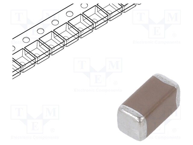 Capacitor: ceramic; MLCC; 1uF; 100V; X7R; ±10%; SMD; 1206