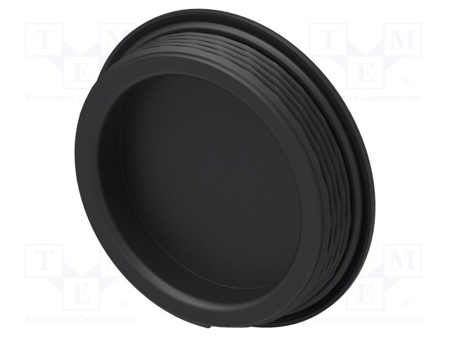 Stopper; polyamide; black; IP68; Entrelec; Gland: M50; 10mm