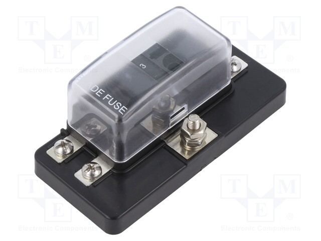 Fuse acces: fuse boxes; 30A; screw; Leads: M4 screws; -20÷85°C; 32V