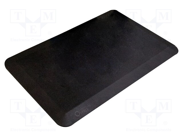 Anti fatigue mat; Width: 0.5m; L: 0.8m; Mat: polyurethane; Thk: 16mm