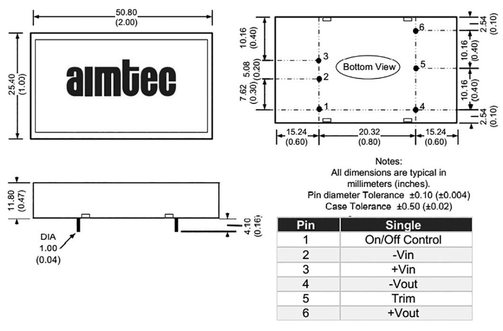Converter: DC/DC; 15W