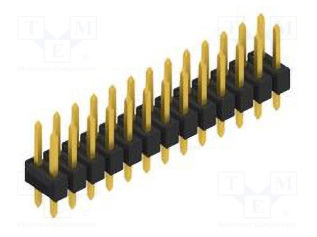 Connector: pin strips; pin header; male; PIN: 26; 2.54mm; THT; 2x13
