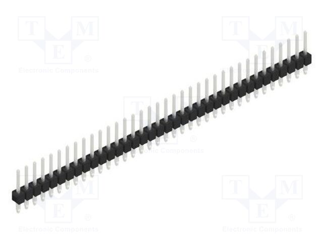 Connector: pin strips; pin header; male; PIN: 36; 2.54mm; THT; 1x36