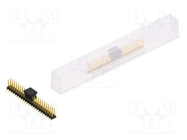 Connector: pin strips; pin header; male; PIN: 46; 2mm; SMT; 2x23