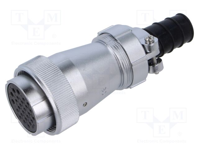 WF40; plug; female; PIN: 26(22+4); IP65; 15.5÷18.8mm; soldering