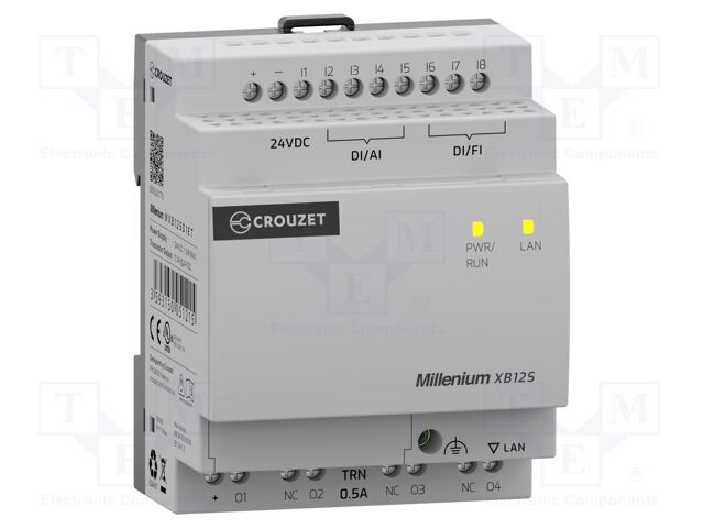 Programmable relay; IN: 8; Analog in: 4; OUT: 4; Millenium; IP20