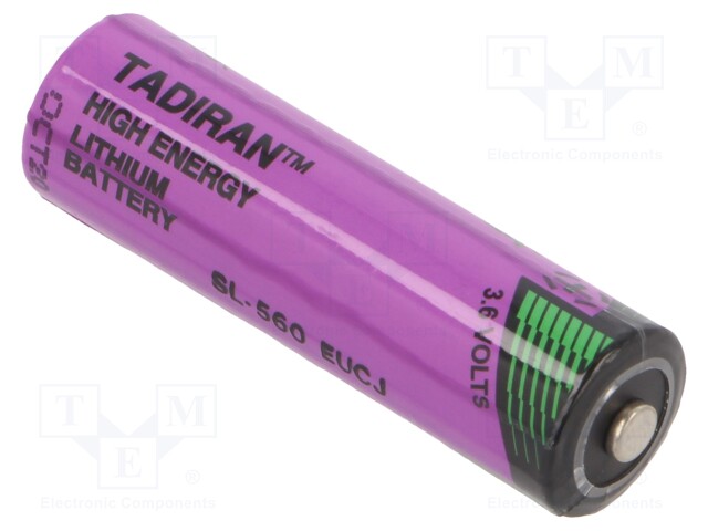 Battery: lithium (LTC); 3.6V; AA; Ø14.7x50.5mm; 1800mAh