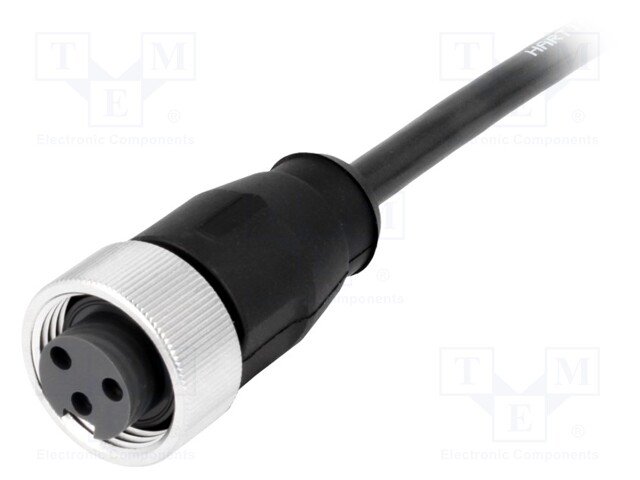 Plug; 7/8"; 1.5m; female; PIN: 3; straight; with lead; TPU