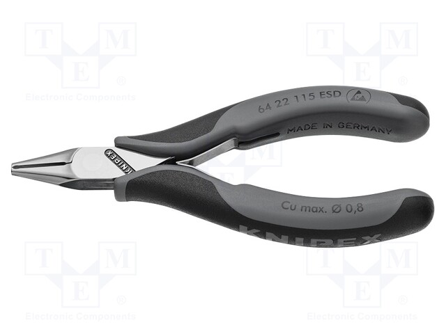 Pliers; end,cutting,precision; ESD; 115mm