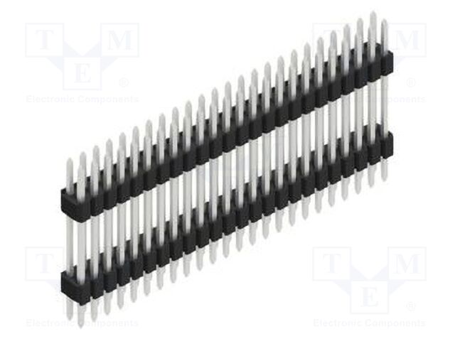 Connector: pin strips; pin header; male; PIN: 48; 1.27mm; THT; 2x24