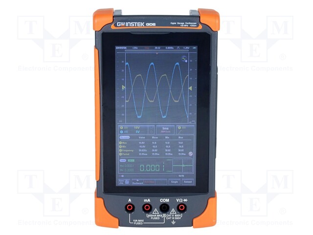 Scopemeter; Band: ≤100MHz; LCD,touch screen; 7"; Channels: 2; 1MΩ