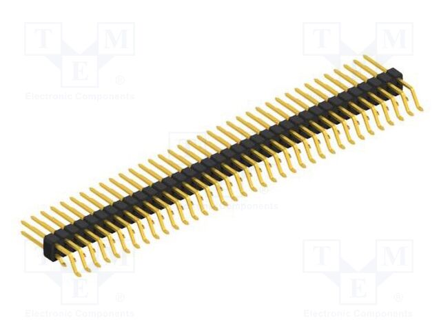 Connector: pin strips; pin header; male; PIN: 72; 2.54mm; SMT; 2x36