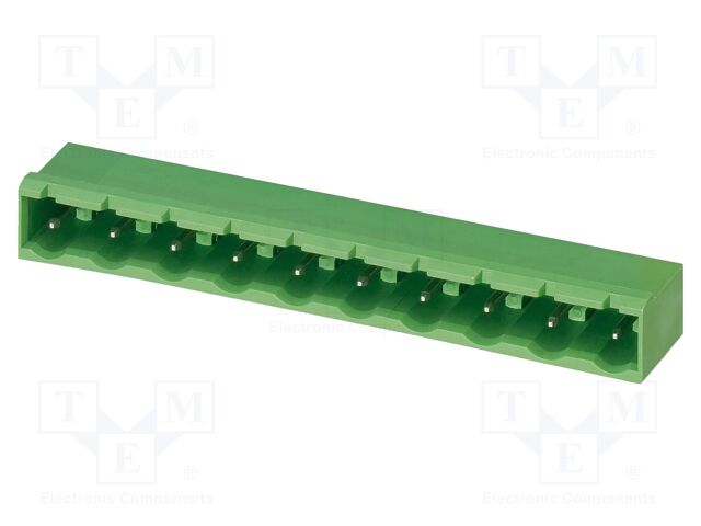 PCB headers, nominal cross section: 2.5 mm?, color: green, n