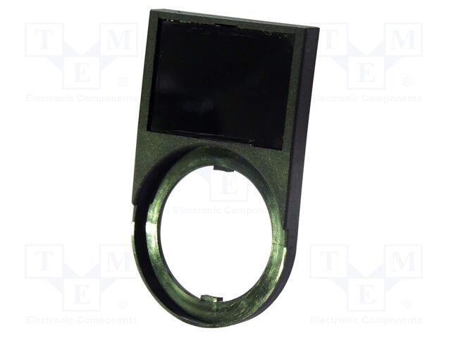 Description label; 22mm; A22; Body: black